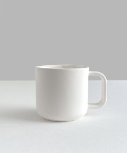 WHITE MATT porcelain mug 160 ml