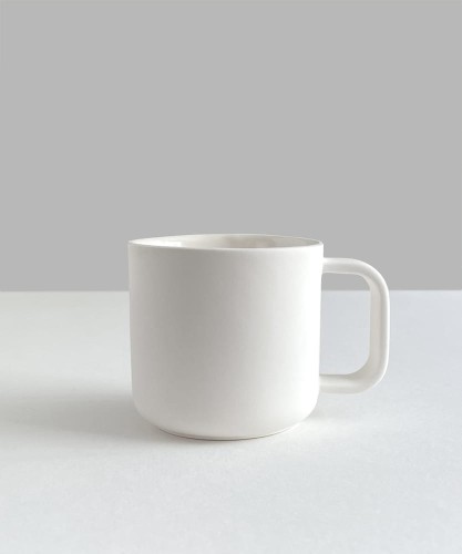 WHITE MATT porcelain mug 160 ml