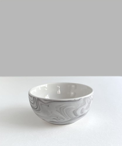 MARBLE porcelain bowl