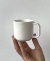 WHITE MATT porcelain mug 160 ml