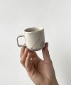 MARBLE coffe cup square handle