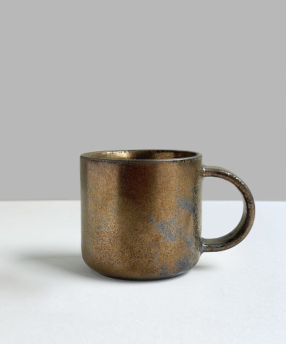 RUSTY GOLD mug 160 ml round handle