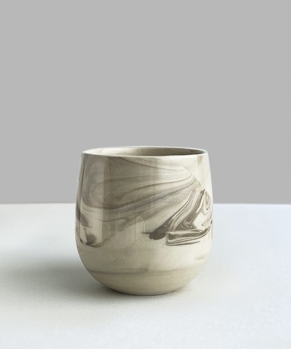 MARBLE cup 300 ml glossy