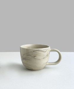 MARBLE coffe cup 180 ml glossy