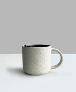 Baltic black mug 160 ml round handle