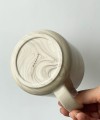 MARBLE mug 350 ml round handle glossy   