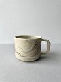 MARBLE Kubek 400 ml kwadratowe ucho połysk 