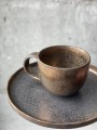 RUSTY GOLD talerz obiadowy