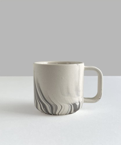 MARBLE mug 160 ml square handle