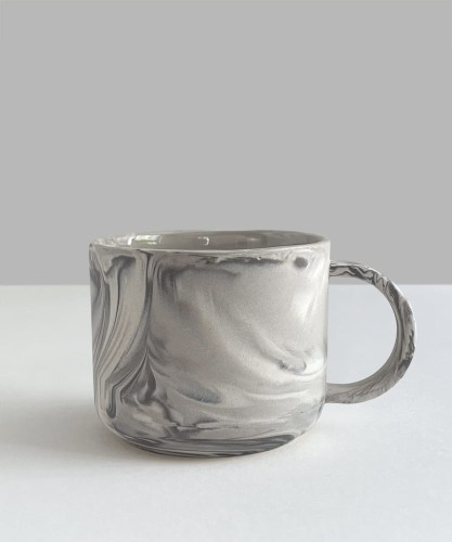MARBLE mug 350 ml round handle